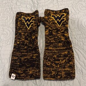 47 Brand Black and Yellow Knit Arm Warmers